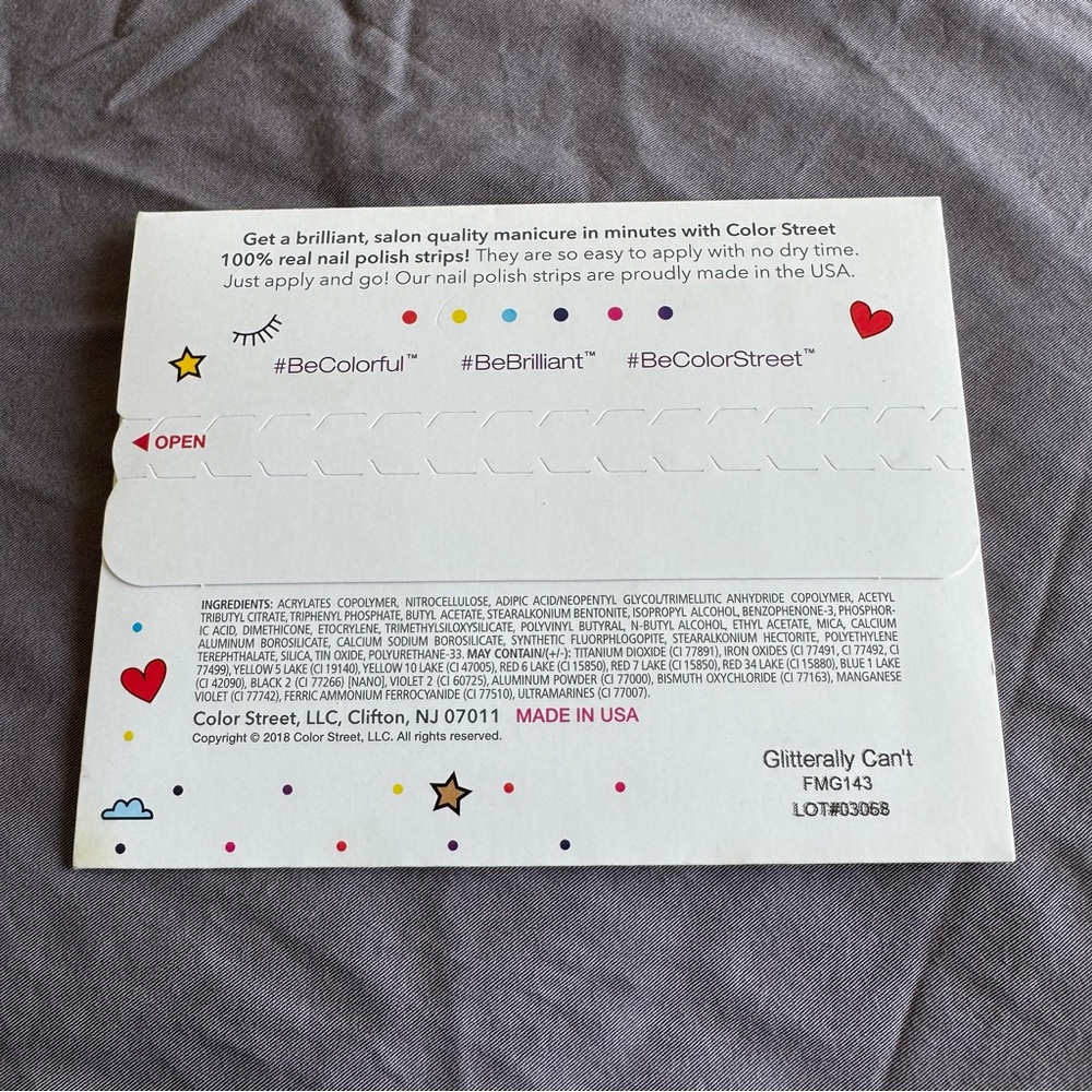 *Retired* Color Street: Glitterally Can’t (Petite) | Pink Barbie Glitter Sparkle - Picture 4 of 11